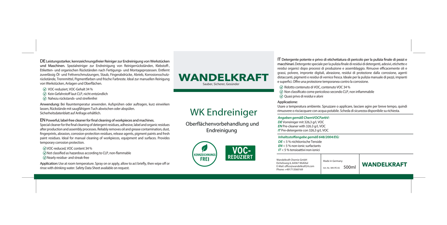 WK Final Cleaner